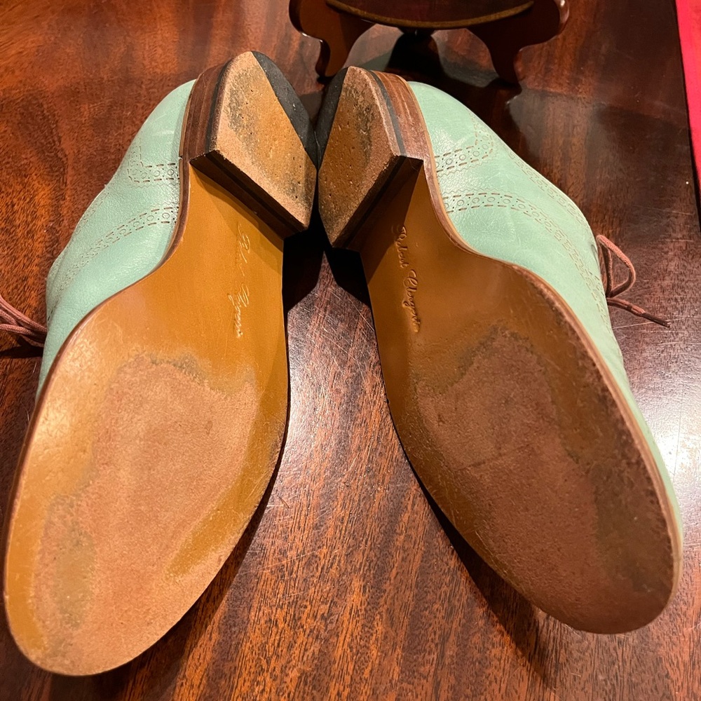 SALE! Robert Clergerie Women's JILIC Turquoise Leather Size 6 Designer Paris - Picture 8 of 10